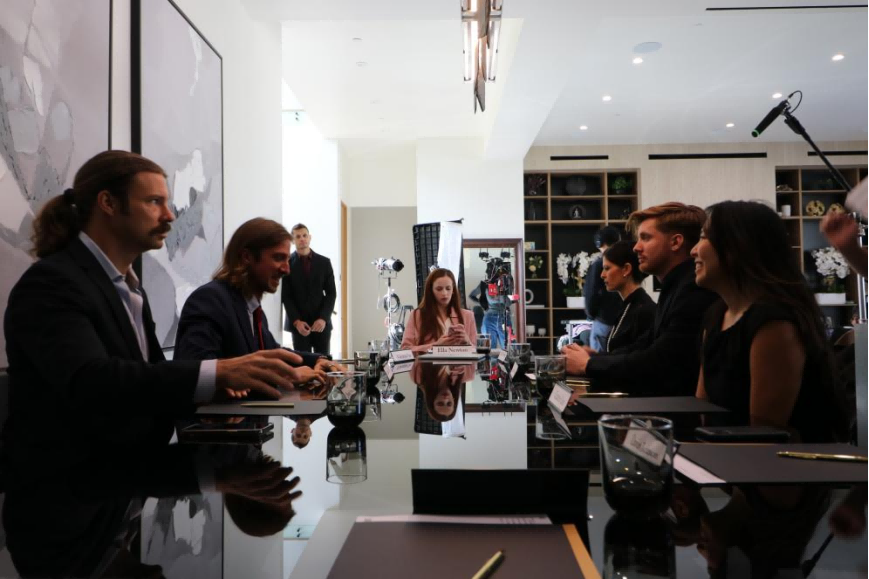 Behind-the-scenes footage